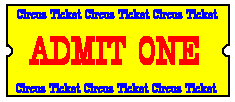 Circus Ticket